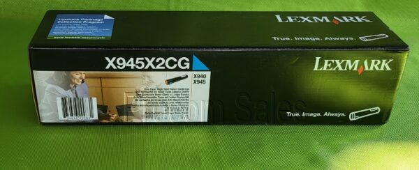 Genuine Lexmark X945X2CG Toner Cyan - Image 5