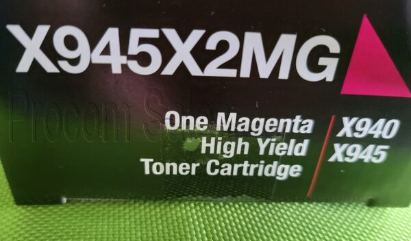 Genuine Lexmark X945X2MG Toner Magenta - Image 3